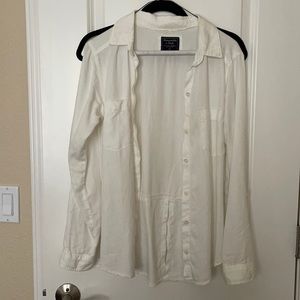 White Abercrombie & Fitch button down